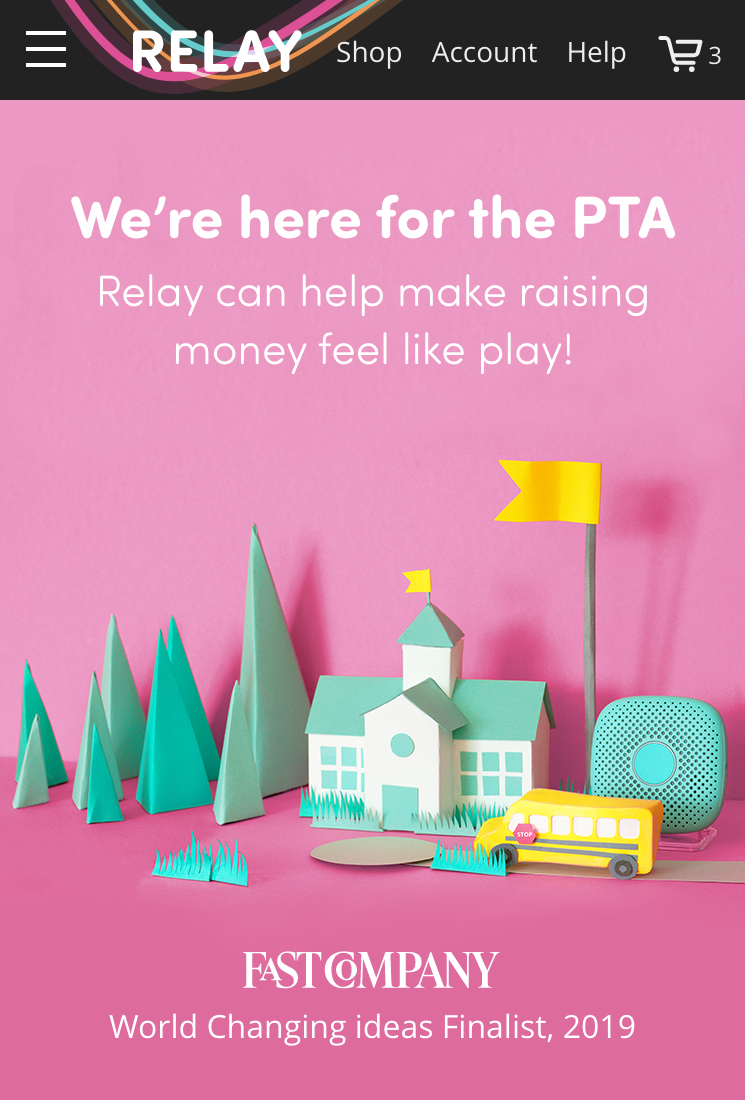 Relay and PTA hero mobile